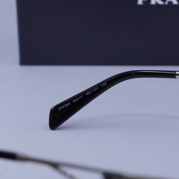 Prada PRB50V 1BC1O1 Aviator Eyeglasses - Silver 59mm - Picture 6 of 9